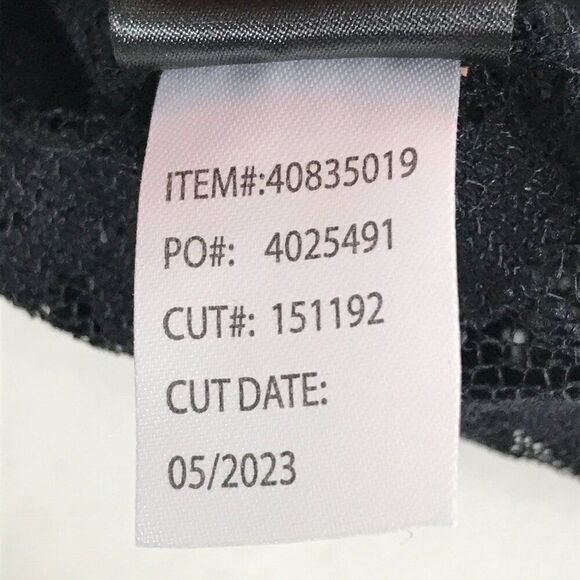 Torrid Sheer Stretch Lace Crew Neck Tee Women's Size 10 / M-L Black Floral - Picture 11 of 11